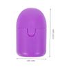 minkissy 2pcs Portable Storage Box Reusable Container Lightweight Material Compact Design for Travel Outdoor Use Convenient Holder for Period Cups Purple view 2