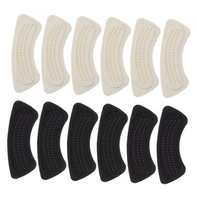 FOMIYES 6pairs Non-Slip Heel Cushions for Women Comfortable Gel Inserts Self-Adhesive Backing for High Heels and Loose Shoes Wear-Resistant Protection and Friction Reduction