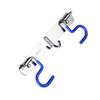 Levemolo 1pc Stainless Steel Broom Holder and Mop Organizer Heavy Duty Wall-Mounted Rack for Garden Tools Easy Installation Suitable for Mops Brooms and Umbrellas Design view 1