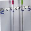 Levemolo 1pc Stainless Steel Broom Holder and Mop Organizer Heavy Duty Wall-Mounted Rack for Garden Tools Easy Installation Suitable for Mops Brooms and Umbrellas Design view 3