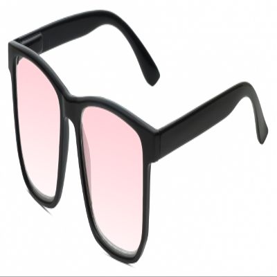 Calabria R861 Pink FL-41 Reading Glasses +6.00 Black Unisex Fluorescent Light Sensitivity Indoor Outdoor Photophobia Readers