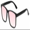 Calabria R861 Pink FL-41 Reading Glasses +6.00 Black Unisex Fluorescent Light Sensitivity Indoor Outdoor Photophobia Readers view 1