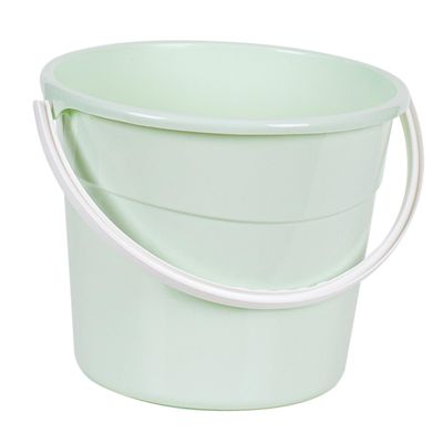 WHAMVOX 1pcs Heavy-Duty Round Bucket Handle for Mopping Utility Water Container for Home and Outdoor Use Sturdy and Versatile Design Green