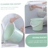 WHAMVOX 1pcs Heavy-Duty Round Bucket Handle for Mopping Utility Water Container for Home and Outdoor Use Sturdy and Versatile Design Green view 2