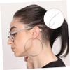 Gogogmee 1pair Eyeglass Replacement Arms and Lightweight Repair Parts for Comfortable Fit Easy to Install Eyeglass Legs for Personal and view 3