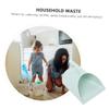COSMEVIVI 2pcs Portable Trash Shovel Dustpan Mini Cleaning Shovel Handle for Quick Cleanups for Home Desktop and Pet Care Nordic Blue view 2