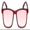Calabria R861 FL-41 Reading Glasses 4.00 Red Crystal Unisex Fluorescent Light Sensitivity Indoor Outdoor Photophobia Readers view 2