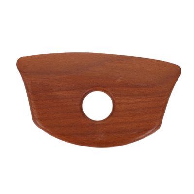 FRCOLOR Ergonomic Facial Scraping Plate Gua Sha Instrument Wooden Massaging Board for Neck Shoulder Tool Comfortable Grip