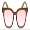 Calabria R860 FL-41 Reading Glasses +0.75 Brown Crystal Orange Grey Plaid Fluorescent Light Sensitivity Photophobia Readers view 2