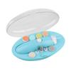 BELLIFFY 1set Nail Grinder Set for Boys and Girls Adults Pets Usb Rechargeable Nail Care Tool Multiple Grinding Heads for Safe Polishing Manicure Blue view 1