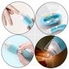 BELLIFFY 1set Nail Grinder Set for Boys and Girls Adults Pets Usb Rechargeable Nail Care Tool Multiple Grinding Heads for Safe Polishing Manicure Blue view 3