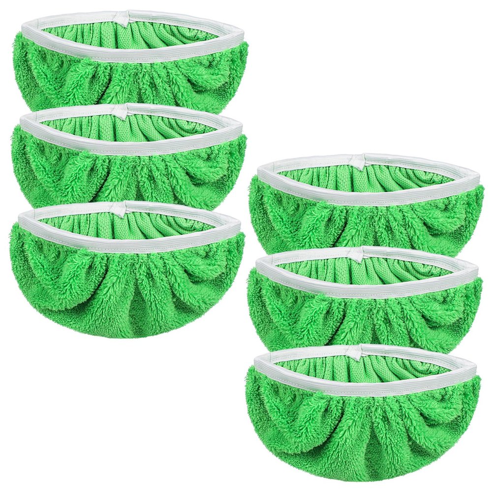 MERRYHAPY Replacement Pads 6 Pack Washable Mop Pads for Wet Mopping Dry Sweeping
