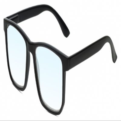 Calabria R861 Blue Light Reading Glasses +2.00 Black Men Women Trendy Eyeglasses Work Gaming Computer Readers w/Zipper Case