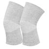 1 Pairs Bamboo Charcoal Knee Sleeve - Bamboo Knee Brace Bamboo Compression Knee Sleeve -Elastic Warm Knee Brace Bmboo Knee Sleeve for Arthritis (Gray, X-Large) view 1