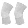 1 Pairs Bamboo Charcoal Knee Sleeve - Bamboo Knee Brace Bamboo Compression Knee Sleeve -Elastic Warm Knee Brace Bmboo Knee Sleeve for Arthritis (Gray, X-Large) view 4