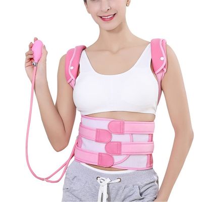 ZUIAI Posture Corrector Belt Inflatable Orthosis Pull Shoulder Support Spine Scoliosis Upper Back Brace Waist(M Code)