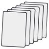 Gogogmee 6pcs Card Magnifier for Reading Portable PVC Bookmark Magnifier Large Thin Design for Seniors for Reading Observing and Measuring Tasks view 1