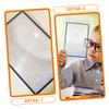 Gogogmee 6pcs Card Magnifier for Reading Portable PVC Bookmark Magnifier Large Thin Design for Seniors for Reading Observing and Measuring Tasks view 2