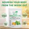 Oil of Oregano Softgels 6000mg Per Serving 240 Count | 2 in 1 Formulated with Black Seed Oil 200mg, 4X Strength Carvacrol & Thymoquinone | Plant Based, Non-GMO & Immune Support view 2