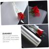 minkissy 1roll Clear Cellophane Wrap Film for Packing Transparent Opp Material for Wrapping Flowers Baskets and Holiday Presents view 3