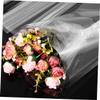 minkissy 1roll Clear Cellophane Wrap Film for Packing Transparent Opp Material for Wrapping Flowers Baskets and Holiday Presents view 4