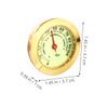 Anneome 2pcs Cigar Humidor Case Box Desktop Humidors Analog Hygrometer for Cigars and Accessories Round Mechanical Hygrometer view 2