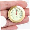 Anneome 2pcs Cigar Humidor Case Box Desktop Humidors Analog Hygrometer for Cigars and Accessories Round Mechanical Hygrometer view 4