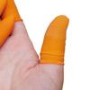 100pcs Non-slip Sleeves Protective for Tips Flexible Latex Caps for Craft Gardening and Electronics Use Orange view 3