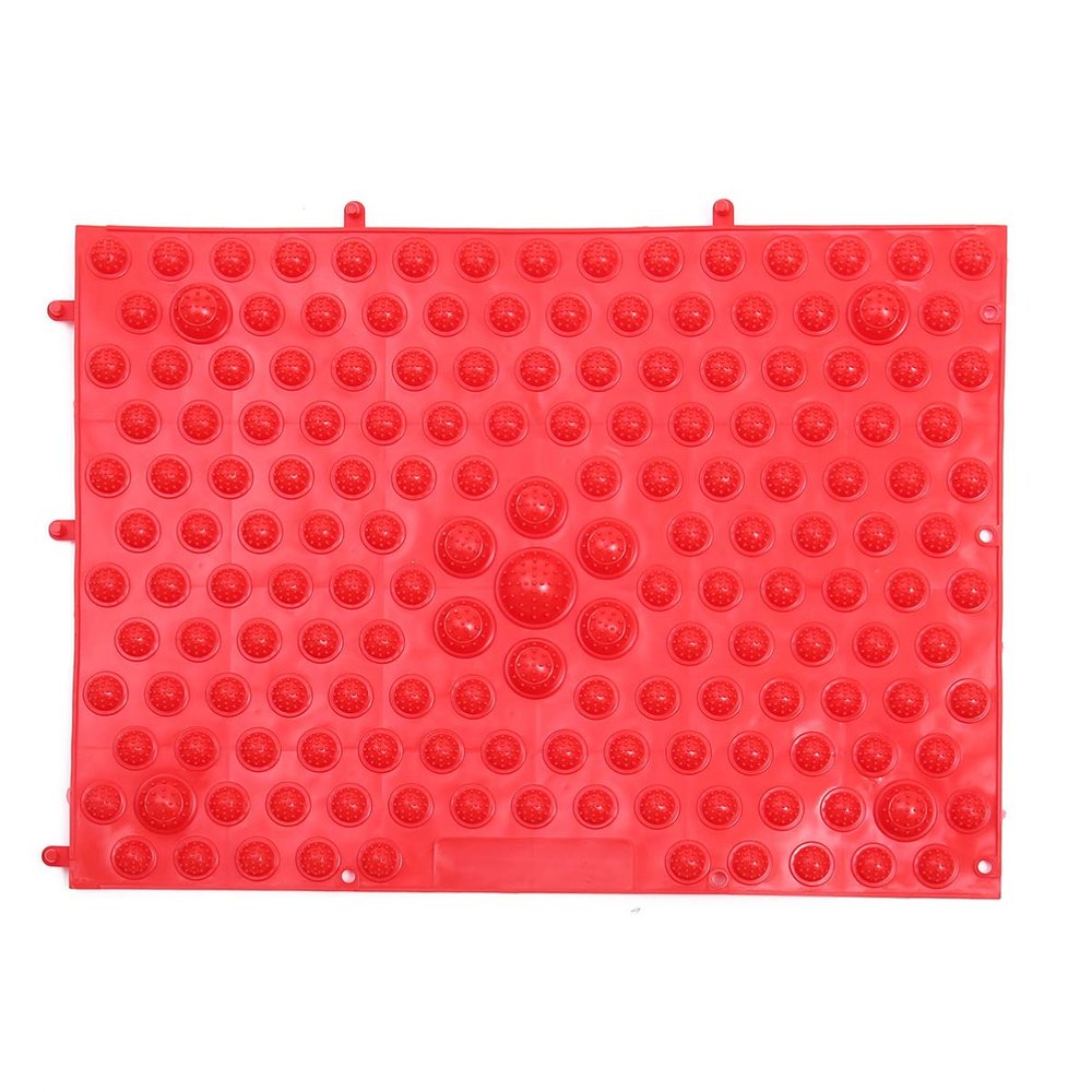 TOVINANNA 4pcs Foot Massage Pad Acupressure Mat for Relaxation Toe Pressure Plate for Home and Outdoor Use for Red