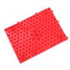 TOVINANNA 4pcs Foot Massage Pad Acupressure Mat for Relaxation Toe Pressure Plate for Home and Outdoor Use for Red view 4