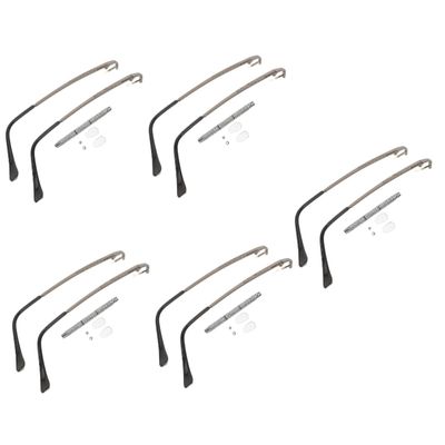 Didiseaon 5sets Glasses Repair Kit Includes Screwdriver Replacement Screws Nose Pads for Glasses Arms