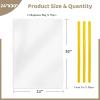 WIKDAY Clear Gift Bags 50 PCS 24x30 Inches Large Cellophane Wrap for Gift Baskets Wrapping Plastic with Ties for Gift Giving, Packaging Products view 3