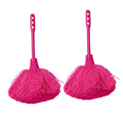 BCOATH 2pcs Reusable Handheld Duster Non-Slip Handle Multi-Purpose Cleaning Tools for Home Office and Car Dusting for Ceiling Fans Furniture and Electronics