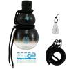 900ml Gourd Water Bottle, Gourd Bottle, Bottle Gourd,Gourd Sports Water Bottle Leakpoof Gourd Style Portable Travel Water Bottle Chinese Retro Inspired for Daily Drinking Use (Obsidian Black) view 1