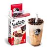 J WAY Instant Boba Bubble Pearl Milk Tea Kit with Authentic Brown Sugar Tapioca Boba, Ready in Under One Minute, Paper Straws Included - 3 Servings view 1