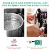 J WAY Instant Boba Bubble Pearl Variety Milk Tea Fruity Tea Kit with Authentic Brown Sugar Caramel Fruity Tapioca Boba, Ready in Under One Minute, Paper Straws Included - Gift Box - 10 Servings view 4