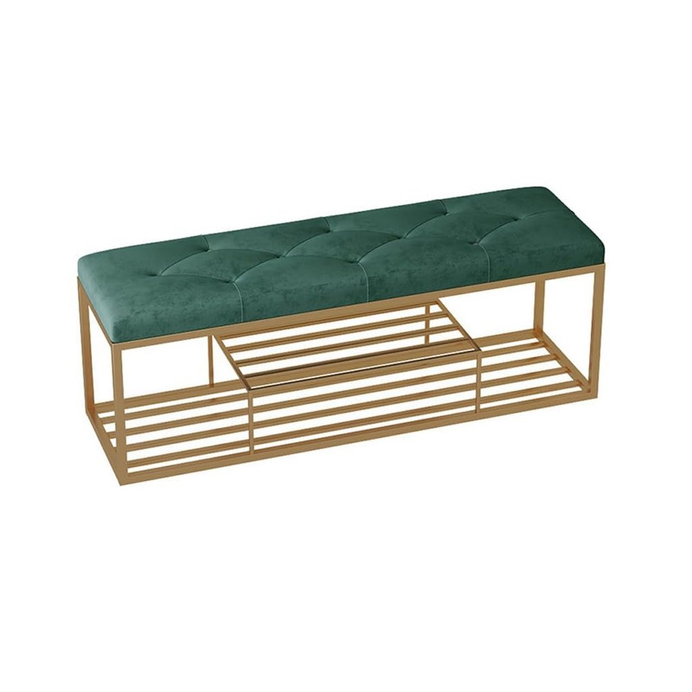 FAMEOYA Shoe Bench Light Luxury Shoe Changing Stool Simple Door Wearing Shoe Stool Nordic Entry Shoe Rack Can Sit Low Stool Storage Stool Shower Stool for Inside Shower(D,M 100cm)