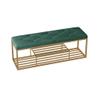 FAMEOYA Shoe Bench Light Luxury Shoe Changing Stool Simple Door Wearing Shoe Stool Nordic Entry Shoe Rack Can Sit Low Stool Storage Stool Shower Stool for Inside Shower(D,M 100cm) view 1
