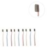 Didiseaon 9pcs Hard Hair Toothbrushes Nylon Bristles for Adults in Pink Oral Care for Girls view 4