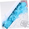 Didiseaon 5packs Light Blue Crinkle Paper Shredded Filler for Boxes Party Supplies Birthdays Weddings Anniversaries view 4