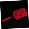 COLLBATH Chenille Microfiber Duster with Telescopic Handle Flexible Reach Tool for Dusting Ceiling Fans Blinds and Furniture Red Traps Dust Easy to Clean Non-Slip Grip view 2