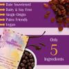 Bon Appesweet Date Sweetened Chocolate Covered Raisins - Better Than Milk Chocolate Covered | 3 Ounce (Pack of 5) | Zero Added Sugar, 54% Cacao, Plant Based, Dairy Free, and Guilt Free! view 3