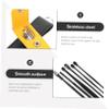 Anneome 4sets Reusable Earwax Cleaner Set Spiral Ear Cleaning Tool Kit for Family view 3
