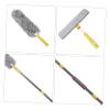 Didiseaon 1set Extension Pole Duster Cleaning Tools for Home Ceiling Fan Duster Window Wiper Rod and Microfiber for Efficient Dust Removal view 2