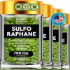 Healthbiotics Sulforaphane Supplement Organic Broccoli Sprouts | Stabilized Sulforaphane from Broccoli Florets & Seeds | Organic Sulfur Supplements 480 Pills | 4 Packs view 1