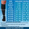 ABSOLUTE SUPPORT Made in USA - Opaque Compression Knee High for Men and Women 30-40mmHg - Compression Stockings for Post Surgery Recovery, Embolism, Pregnancy, Pain Relief - Black, X-Large - A301BL4 view 4