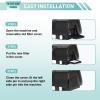 19729 Filter Side Cover Compatible with ResMed AirSense 10, AirStart 10, AirCurve 10 CPAP/AutoSet/VPAP Machines - Universal Replacement for Plastic Side Filter Cover (1 Pack, Black) view 4