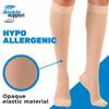 ABSOLUTE SUPPORT Made in USA - Wide Calves Plus Size Compression Socks for Women and Men 30-40mmHg | For Varicose Veins, Blood Clots, Swelling, Diabetic - Beige, 3X-Large - A301BE6 view 3