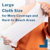 McKesson Washcloth Wipes for Adults, Scented (3 Pack, 288 Washcloths) Disposable Wash Cloths for Body - No-Rinse Formula with Snap Lid - Good for Incontinence and Elderly - 96 Wipes Per Pack view 2
