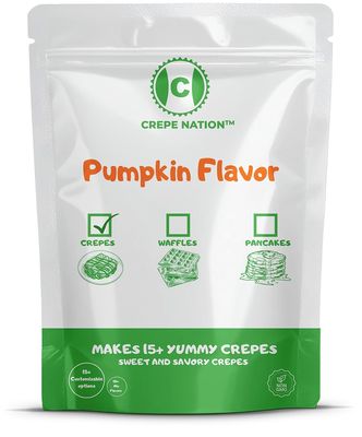 Crepe Mix, Pumpkin Flavor, 2 lbs, Makes up to 30 Crepes